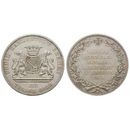 Bremen, Stadt, Taler 1865, f.st