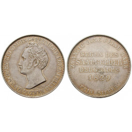 Sachsen, Sachsen-Meiningen, Bernhard Erich Freund, Gulden 1833, f.vz