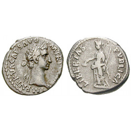 Römische Kaiserzeit, Nerva, Denar 97, ss