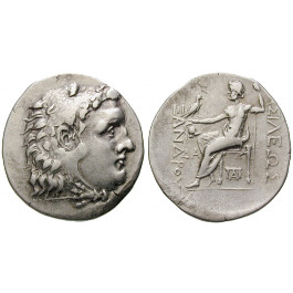 Makedonien, Königreich, Alexander III. der Grosse, Tetradrachme 175-125 v.Chr., ss