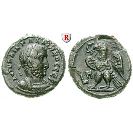 Römische Provinzialprägungen, Ägypten, Alexandria, Gallienus, Tetradrachme 265-266, ss+