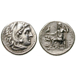 Makedonien, Königreich, Alexander III. der Grosse, Drachme 310-301 v.Chr., ss