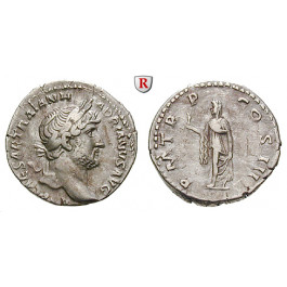 Römische Kaiserzeit, Hadrianus, Denar 119-122, ss
