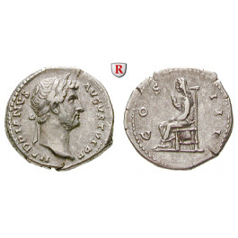 Römische Kaiserzeit, Hadrianus, Denar 134-138, ss