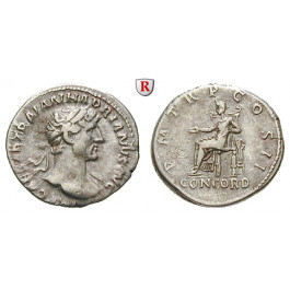 Römische Kaiserzeit, Hadrianus, Denar 118, ss