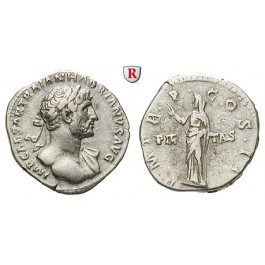 Römische Kaiserzeit, Hadrianus, Denar 118, ss