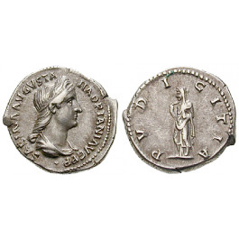 Römische Kaiserzeit, Sabina, Frau des Hadrianus, Denar vor 137, f.vz