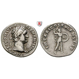 Römische Kaiserzeit, Domitianus, Denar 89-90, ss