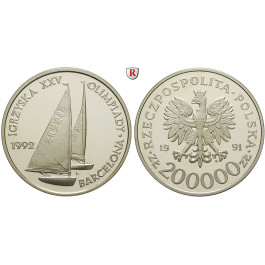 Polen, Volksrepublik, 200000 Zlotych 1991, PP