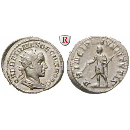 Römische Kaiserzeit, Herennius Etruscus, Caesar, Antoninian 250-251, st