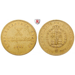 Hessen, Hessen-Kassel, Wilhelm II. und Friedrich Wilhelm, 10 Taler 1841, ss+