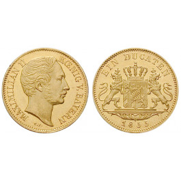 Bayern, Königreich, Maximilian II., Dukat 1855, vz-st