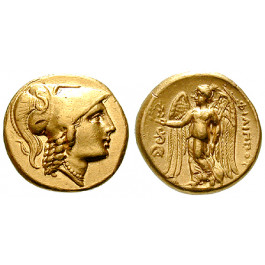 Makedonien, Königreich, Philipp III., Stater 319-317 v.Chr., vz+