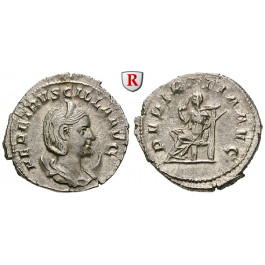 Römische Kaiserzeit, Herennia Etruscilla, Frau des Traianus Decius, Antoninian 249-251, vz