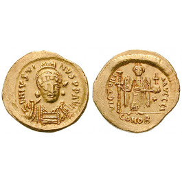 Byzanz, Justin I., Solidus, ss-vz