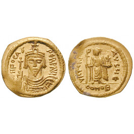 Byzanz, Phocas, Solidus 602-610, f.st