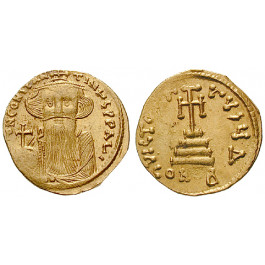 Byzanz, Constans II., Solidus 651-654, ss+