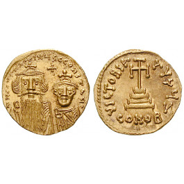Byzanz, Heraclius, Solidus 629-631, vz+