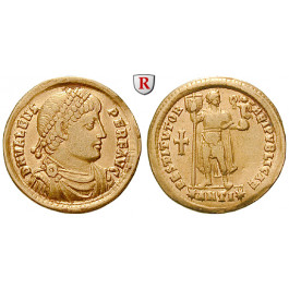 Römische Kaiserzeit, Valens, Solidus 364-378, ss