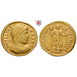 Römische Kaiserzeit, Valens, Solidus 364-367, ss