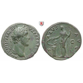 Römische Kaiserzeit, Antoninus Pius, Sesterz 141-143, ss-vz