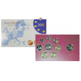 Bundesrepublik Deutschland, Euro-Kursmünzensatz 2006, mit 2 Euro Holstentor, ADFGJ komplett, PP