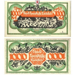 Notgeld der besonderen Art, Bielefeld, 1000 Mark 15.12.1922, I