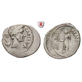 Römische Republik, Caius Iulius Caesar, Denar 44 v.Chr., ss-vz