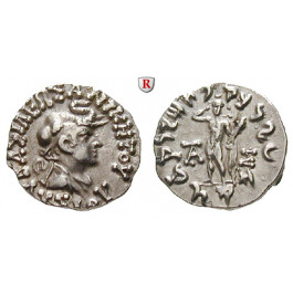 Baktrien und Indien, Königreich Baktrien, Lysias, Drachme, vz
