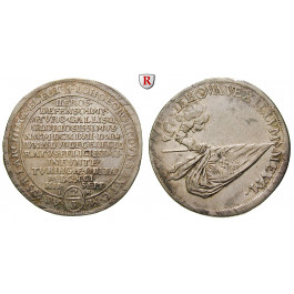 Sachsen, Albertinische Linie, Johann Georg III., 2/3 Taler 1691, ss