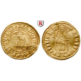 Trier, Bistum, Kuno II. von Falkenstein, Goldgulden o.J. (um1365), ss-vz