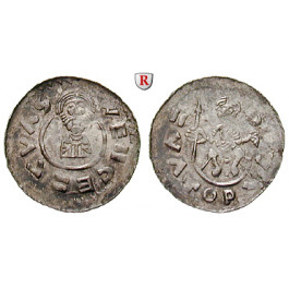 Böhmen, Königreich, Svatopluk, Denar 1095-1107, ss+