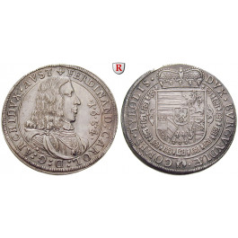 Römisch Deutsches Reich, Erzherzog Ferdinand Karl, 1/2 Taler 1654, ss