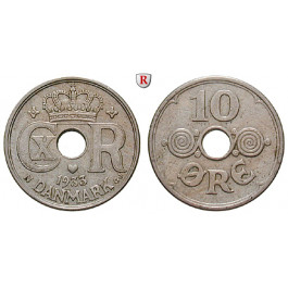Dänemark, Christian X., 10 Öre 1924-1947, ss