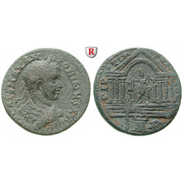 Römische Provinzialprägungen, Phönizien, Tyros, Elagabal, Bronze 218, ss+