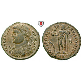 Römische Kaiserzeit, Constantinus I., Follis 317-320 n.Chr., f.vz