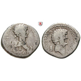 Römische Republik, Marcus Antonius, Denar 32 v.Chr., s