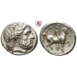 Makedonien, Königreich, Philipp II., Tetradrachme 342-328 v.Chr., vz