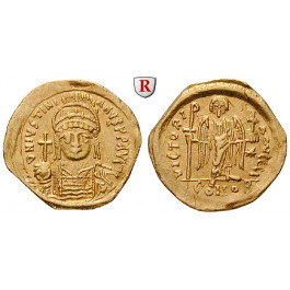 Byzanz, Justinian I., Solidus 545-565, ss-vz