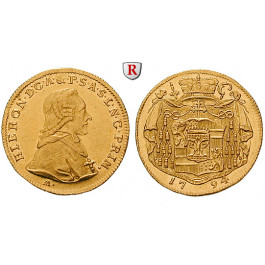 Salzburg, Bistum, Hieronymus von Colloredo, Dukat 1773-1802, 3,44 g fein, vz