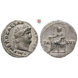 Römische Kaiserzeit, Nero, Denar 67-68, vz
