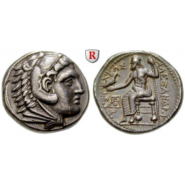 Makedonien, Königreich, Alexander III. der Grosse, Tetradrachme 323-320 v.Chr., ss-vz