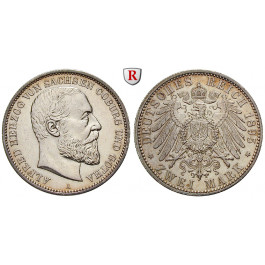 Deutsches Kaiserreich, Sachsen-Coburg-Gotha, Alfred, 2 Mark 1895, A, vz/vz+, J. 145