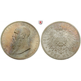 Deutsches Kaiserreich, Sachsen-Meiningen, Georg II., 5 Mark 1908, D, st, J. 153b