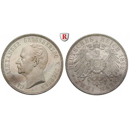 Deutsches Kaiserreich, Sachsen-Weimar-Eisenach, Carl Alexander, 2 Mark 1892, A, st, J. 156