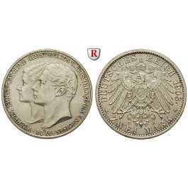 Deutsches Kaiserreich, Sachsen-Weimar-Eisenach, Wilhelm Ernst, 2 Mark 1903, A, f.st, J. 158