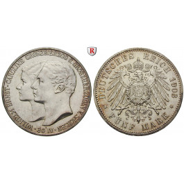 Deutsches Kaiserreich, Sachsen-Weimar-Eisenach, Wilhelm Ernst, 5 Mark 1903, A, st, J. 159