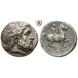 Makedonien, Königreich, Philipp II., Tetradrachme 342-328 v.Chr., ss-vz