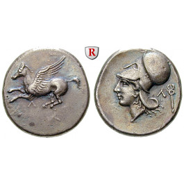 Korinthische Kolonien, Leukas, Stater ca. 330 v.Chr., ss+/ss-vz