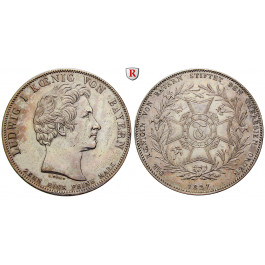 Bayern, Königreich, Ludwig I., Geschichtstaler 1827, vz